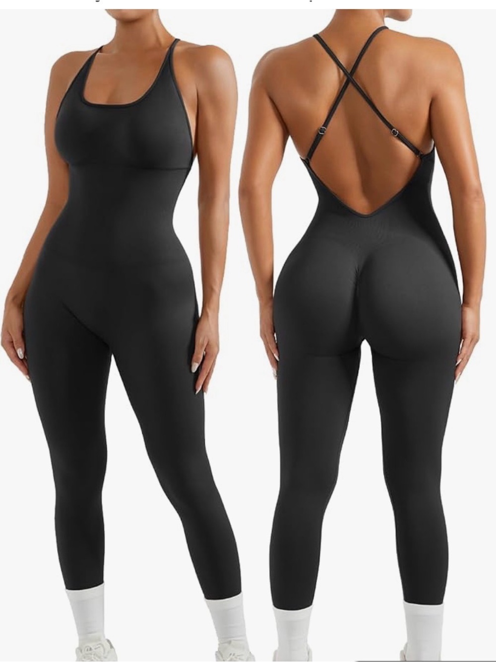 Backless cross-cross Women’s Shapewear Jumpsuit